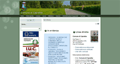 Desktop Screenshot of comune.capralba.gov.it